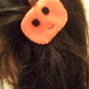 Halloween Pumpkin Hairclip - Thumbnail 1