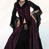 Tribal Gypsy Velvet Ghawazee Coat