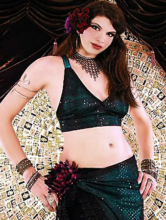 Tribal Gypsy Sequin Halter Top