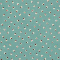 Sophie's Small White Petal on Aqua/3250611