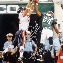 Autographed Eagles 75th Anniversary 8x10 Photo U/F