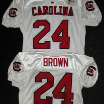 Sheldon Brown University Of South Carolina Authentic 2001 Outback Bowl Jersey