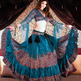 Deluxe 25yd Tribal Gypsy Brocade Skirt - Thumbnail 1