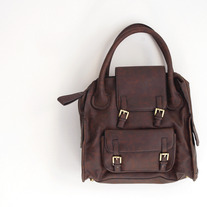 Large Brown Overnight Bag