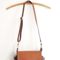 Brown Shoulder Bucket Bag