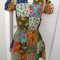 Patchwork Mini Dress