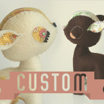 CUSTOM Single Deer Plush