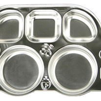 Innobaby Din Din Smart Divided Stainless Steel Platter 