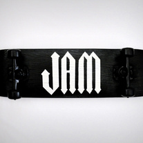Back II Black Complete Skateboard
