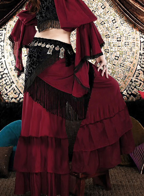 Tribal Gypsy Multiple Ruffle Pantaloons