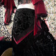 Burnt Velvet Gypsy Fringe Hip Scarf - Thumbnail 1