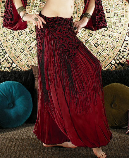 Tribal Gypsy Satin Harem Pants