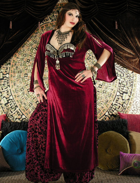 Tribal Gypsy Velour Tunic