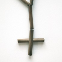 Bamboo Cross Necklace