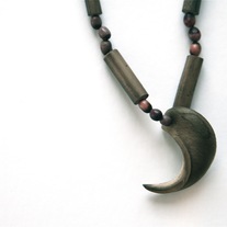 Bamboo Strung Church Seed Necklace