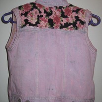 Pretty Pink Floral Vest