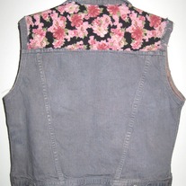 REBEL GREY FLORAL VEST