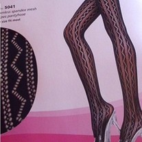 Mesh Stripes Pantyhose