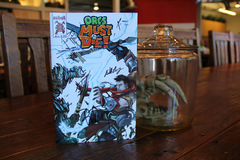 Autographed Orcs Must Die! Comic