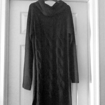 forever 21 black sweater dress size L