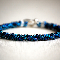 Cobalt Rope Bracelet