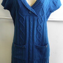 Cable Cute Sweater Dress (Plus Size)