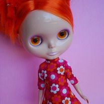 Flower Power GoGo Dress for Blythe Doll