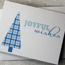 plaid holiday trees