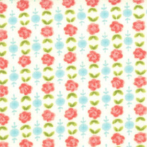 Fat Quarter-Moda's Ruby Dainty Cream 55032/17