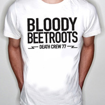 The Bloody Beetroots Official T-shirt White