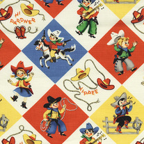 Fat Quarter Retro Yippee CX1486