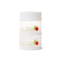 Packin' SMART Stack N Seal 2 Tier Fruit / White 