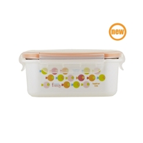 Keepin' Fresh Kids Stainless Bento - Save The Planet Fish / Orange Silicone / 15 oz