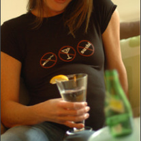 2 chix "No No NO" tee charcoal