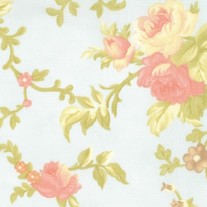 Fat Quarter Breakfast At Tiffany's Romance Blue/2014013