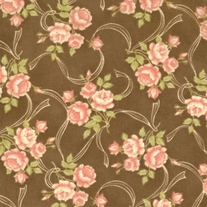 Fat Quarter Breakfast at Tiffany's Ribbon Flowers in Chocolate/2014211