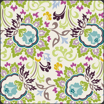 Fat Quarter Ivory Double Bloom/PA306