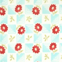 Fat Quarter Bliss Check in Aqua/5502413