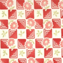 Fat Quarter Bliss Check in Scarlet/5502411