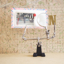 Vintage Industrial Clip Holder