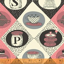 Fat Quarter Tea For Two Salt and Pepper/317515