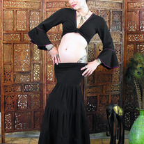 Urban Gypsy Long Ruffle Skirt