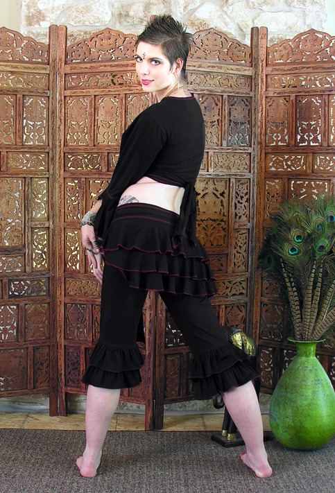 Urban Gypsy Ruffle Bustle Hip Scarf