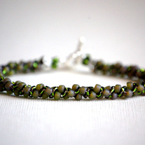 Olive Rope Bracelet