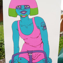 Nothing a band-aid won't fix art print