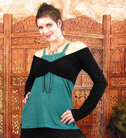 Urban Gypsy Ruched Crop Top