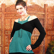 Urban Gypsy Ruched Crop Top
