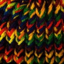 Children's Multi Colored Woven Hat
