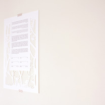 Forest papercut ketubah