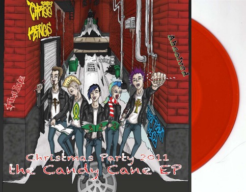 Candy Cane EP Red, Green, Gold or White/Red Marble Vinyl!
